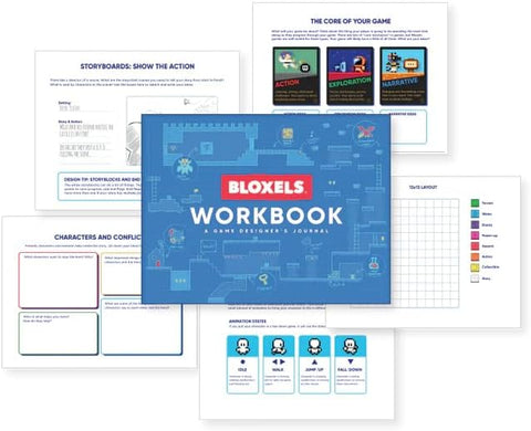 Bloxels Ultimate Bundle: Official Kit, Card Decks, Workbook