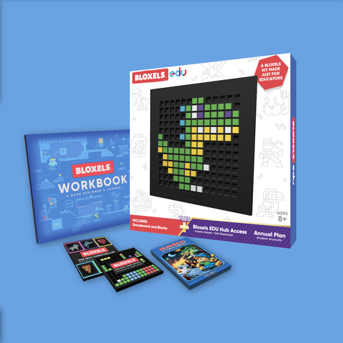 Bloxels EDU Bundle: Kit, Card Decks, Workbook