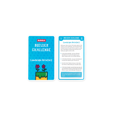 Bloxels Builder Challenge Card Deck