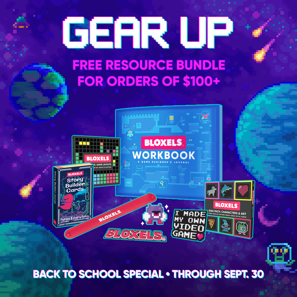 Bloxels Ultimate Bundle: Official Kit, Card Decks, Workbook – The