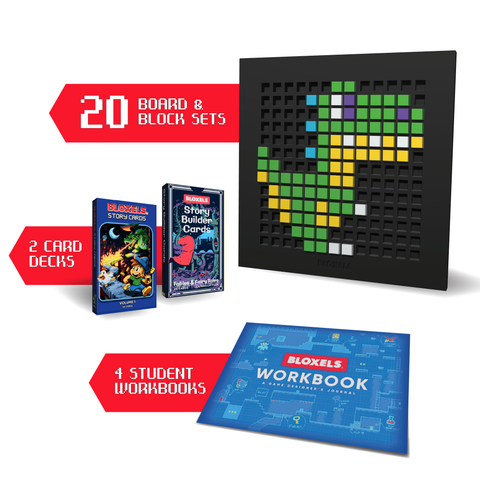 Bloxels Build Your Own Video Games: Official Kit + FREE GIFT – The
