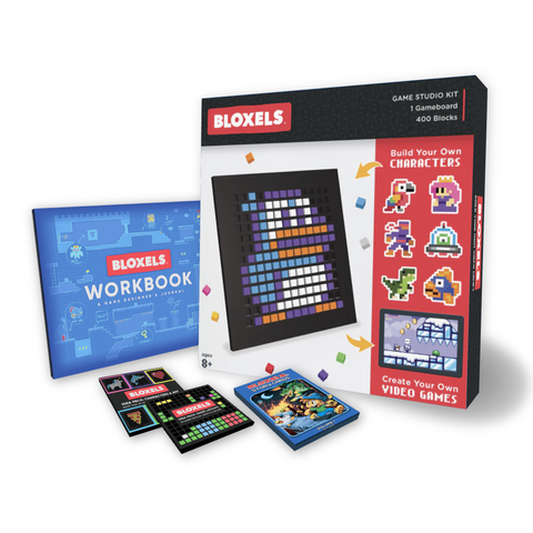 Bloxels EDU Bundle: Kit, Card Decks, Workbook