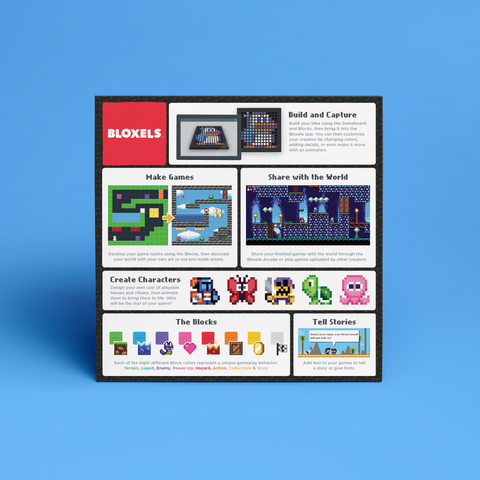 Bloxels Build Your Own Video Games: Official Kit + FREE GIFT – The